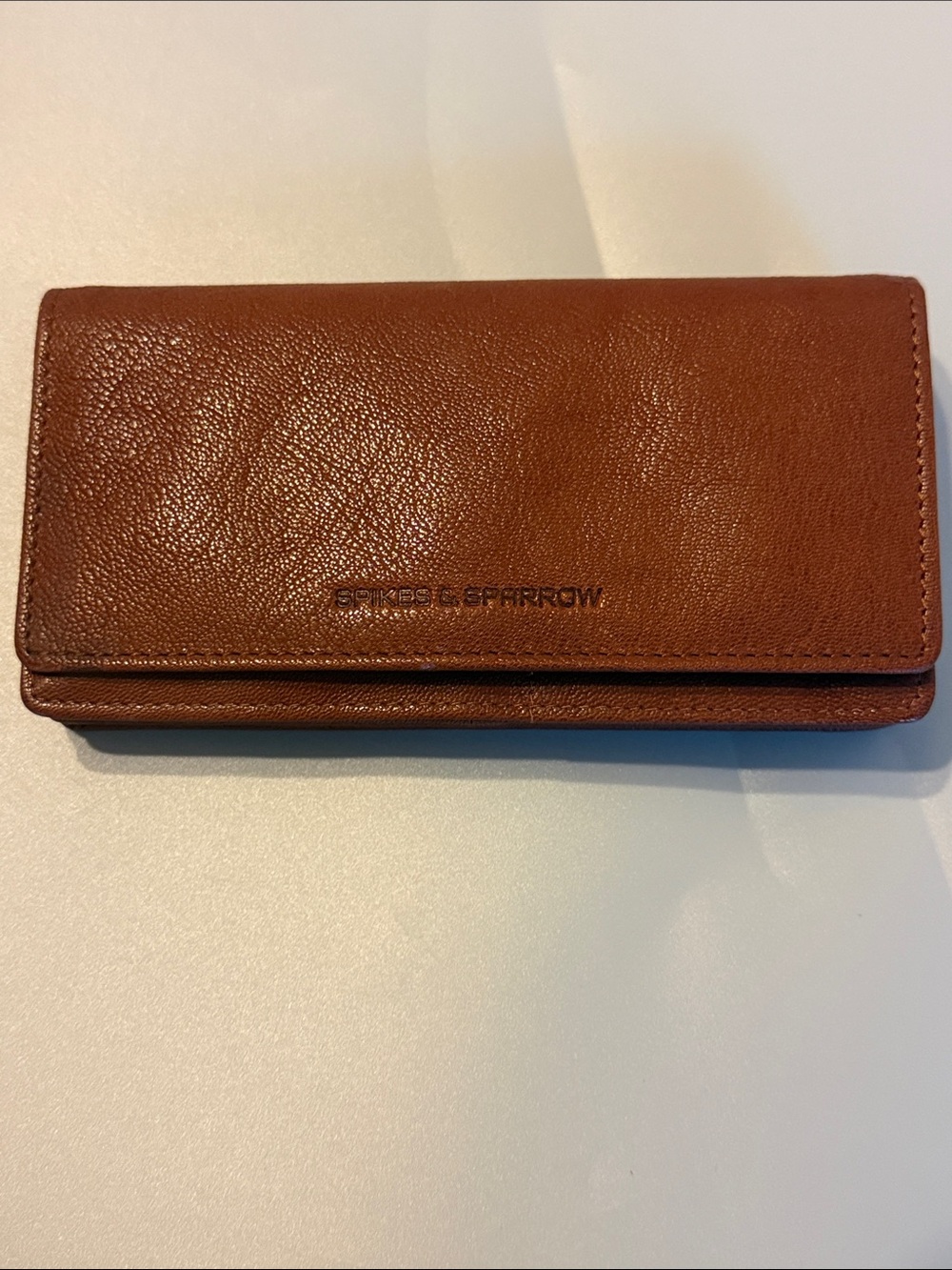 Spikes & Sparrow Leather Wallet.